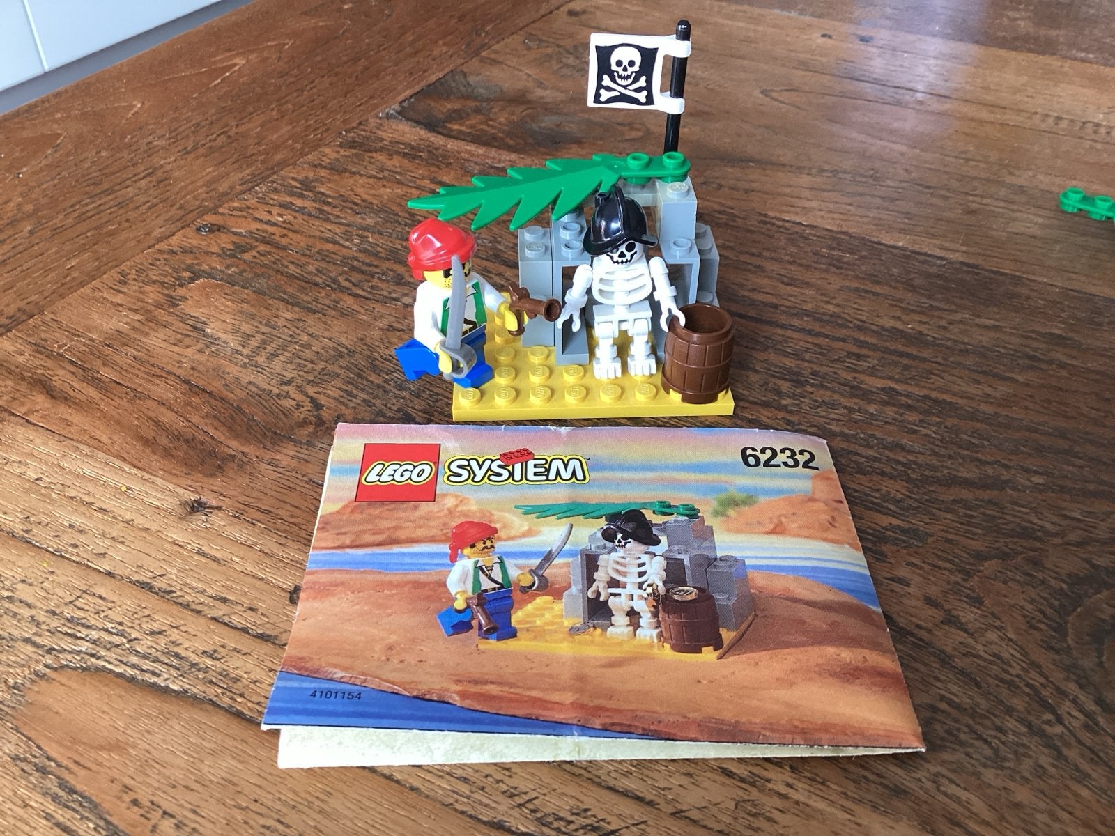 Vintage LEGO Pirateneiland 6232 met boekje, Ophalen of Verzenden, Gebruikt