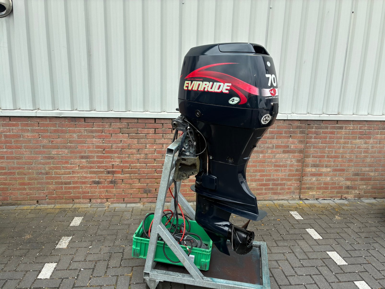 Evinrude/ Suzuki 70 pk 4 takt EFI , Powertrim , vaarklaar, Gebruikt, Viertaktmotor, Ophalen of Verzenden, Vs