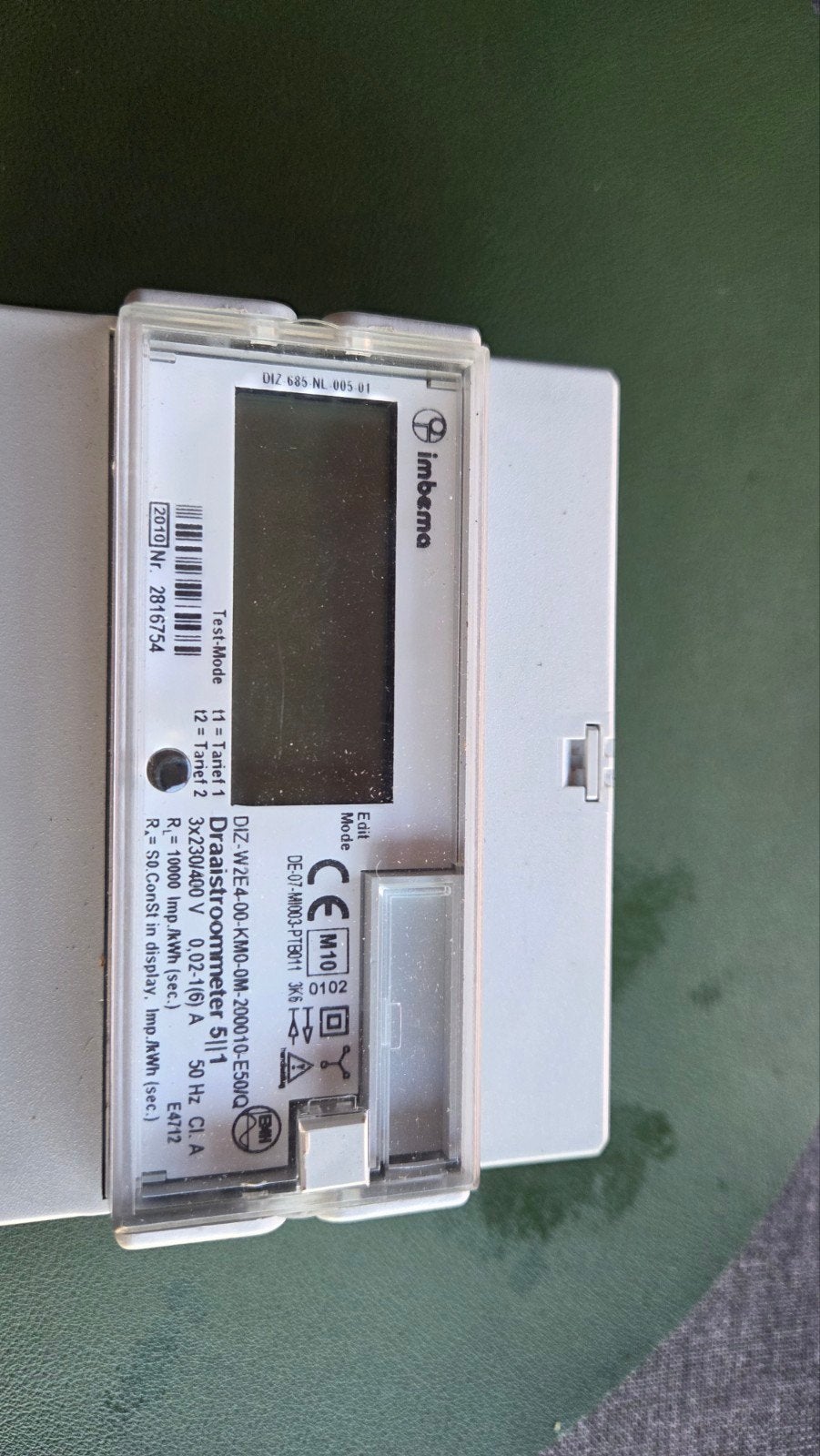 Imbema kWh meter / EMI meter voor verrekening stroom, Ophalen of Verzenden