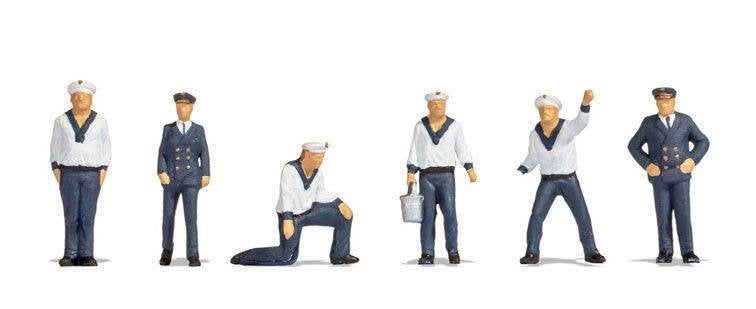 1:87 Noch 15046 Matrozen, Nieuw, Ophalen of Verzenden, NOCH GmbH & Co. KG Postfach 14 54 D-88230 Wangen im Allgäu, Figuur of Figuren