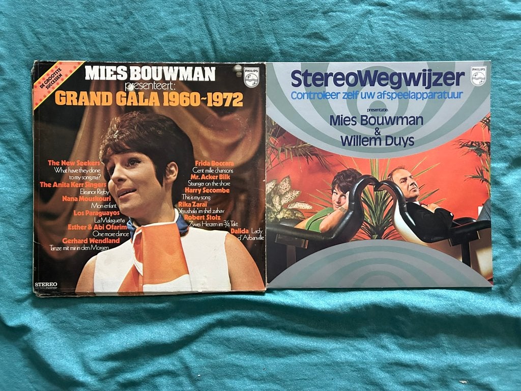 2 LP's Mies Bouwman (ook per stuk te koop), LP, Gebruikt, Cabaret of Kleinkunst, Ophalen of Verzenden