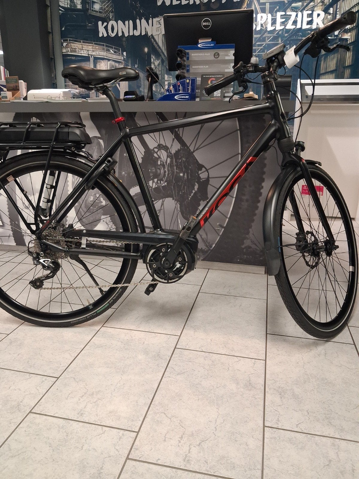 koga miyata e-lement  e-bike, heren 57cm., Fietsen en Brommers, Gebruikt, Heerenveen, Koga, 50 km per accu of meer
