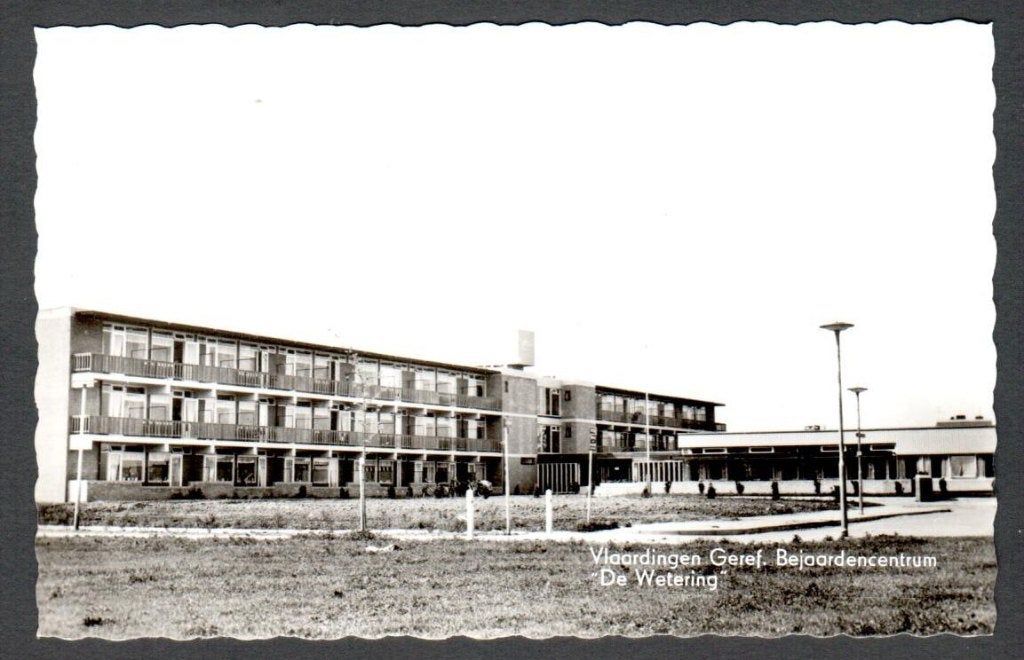 Oude Ansicht Vlaardingen Geref. Bejaardencentrum de Wetering, Ophalen of Verzenden, 1940 tot 1960, Ongelopen, Zuid-Holland