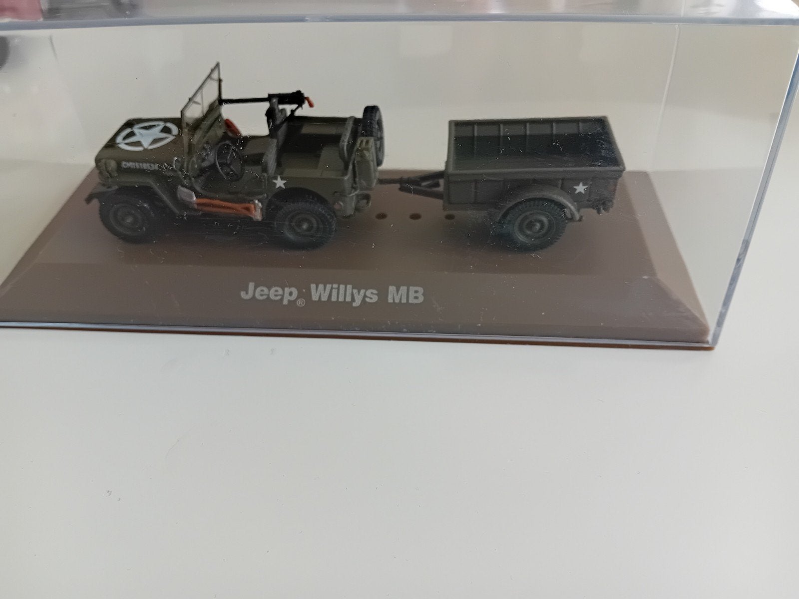 2x Nieuwe Jeep Willys MB Modelauto's met Aanhanger, Ophalen of Verzenden, Nieuw, Auto