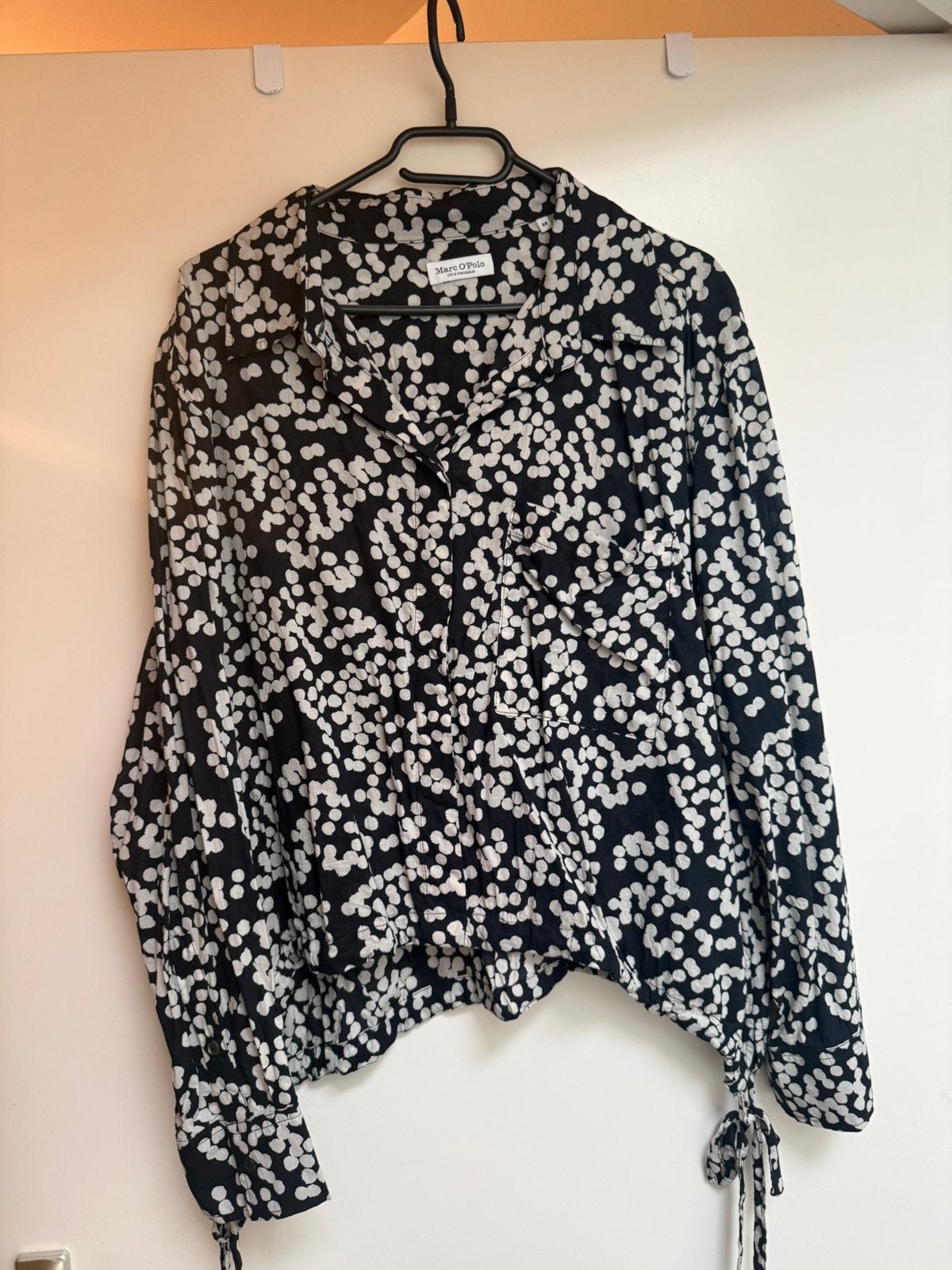 Marco polo zwart wit patroon polka dot maat 44, Kleding | Dames, Ophalen of Verzenden, Zo goed als nieuw, Maat 42/44 (L), Zwart