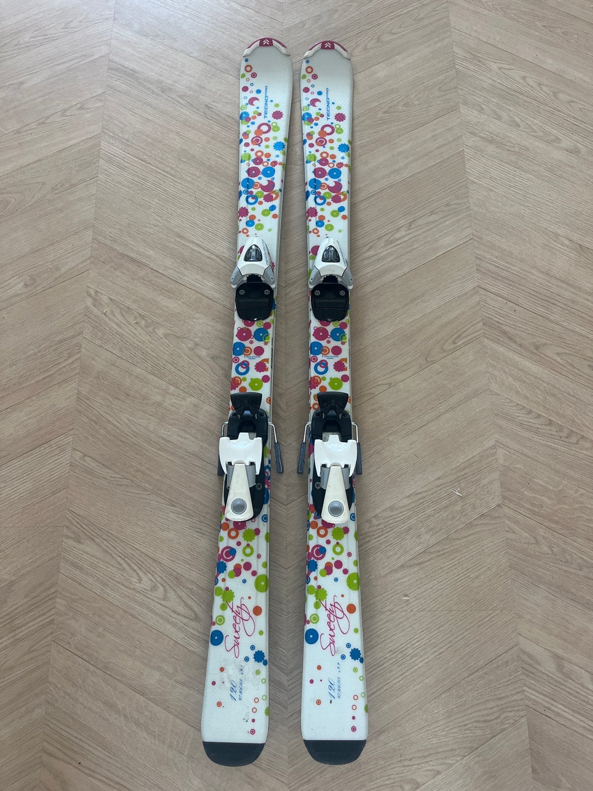 Völkl Sweety ski's 120 cm - Kleurrijk en speels, Gebruikt, 100 tot 140 cm, Skiën, Ski's