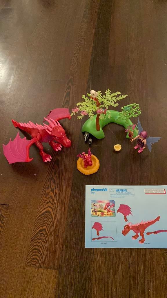 Playmobil elfen draak met baby 9134, Kinderen en Baby's, Speelgoed | Playmobil, Ophalen, Zo goed als nieuw