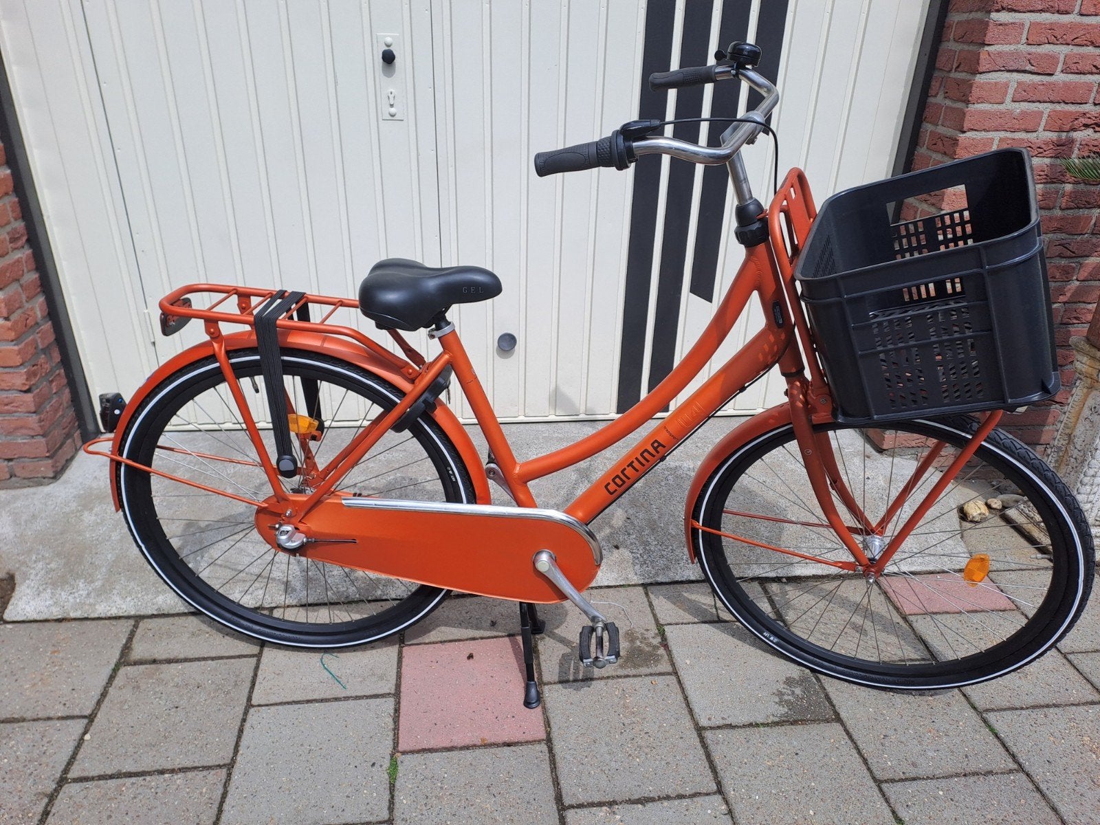 Damesfiets Cortina U4 28 inch., Terugtraprem, Versnellingen, Zo goed als nieuw, 50 tot 53 cm