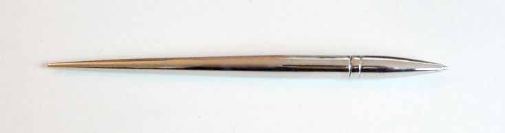 Pen zilverkleurig luxe, Verzenden, Zo goed als nieuw, Balpen, Overige merken