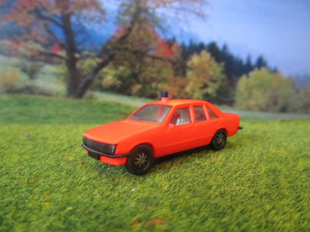 Opel Rekord E-1 Feuerwehr / Brandweer Tagesleuchtfarbe, Ophalen of Verzenden, Zo goed als nieuw, Auto, Rietze