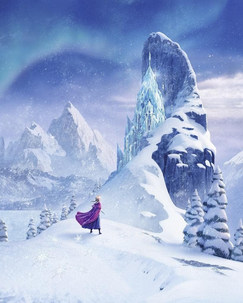 Disney Frozen Behang IJspaleis - 200x250 - Gratis Verzending, Verzenden, Nvt, Nvt, Nvt