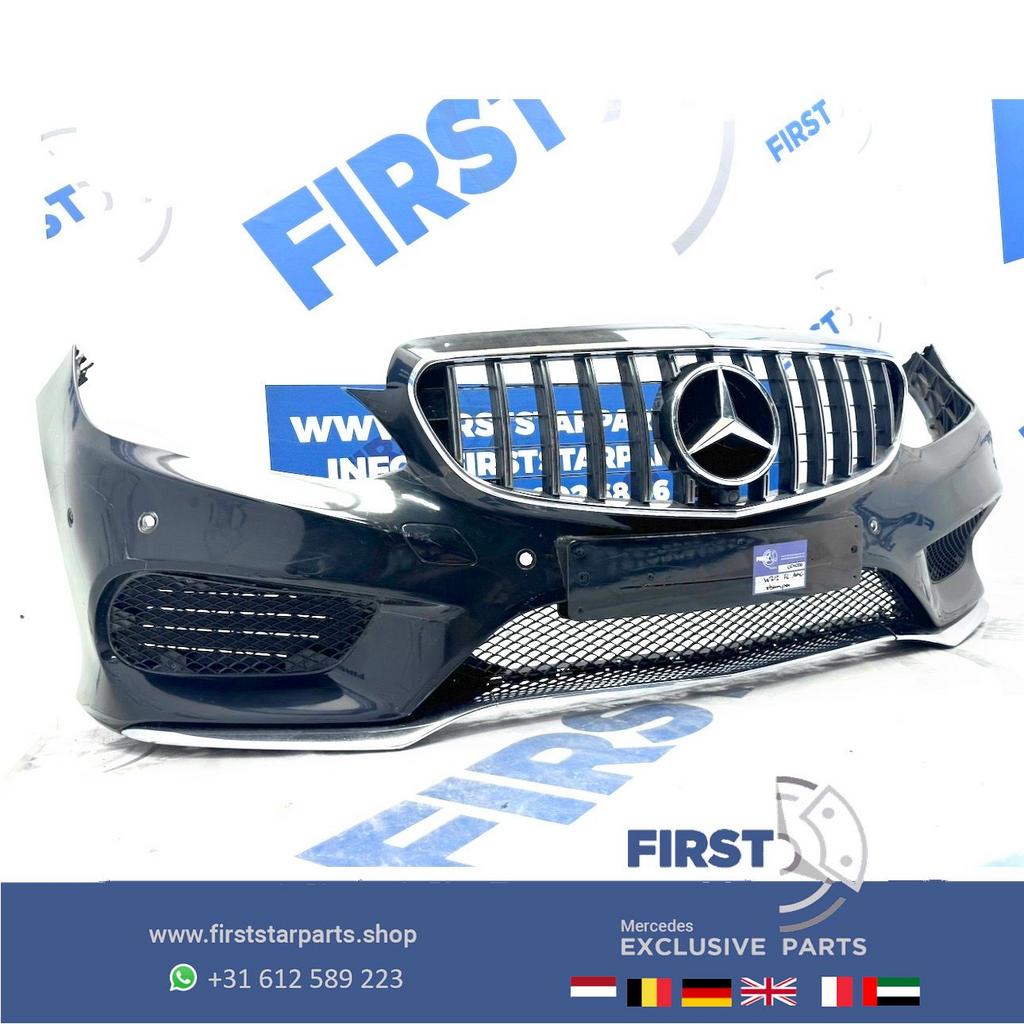 W212 BUMPER FACELIFT AMG Voorbumper COMPLEET Mercedes 2012-2, Gebruikt, -, Voor, Ophalen of Verzenden