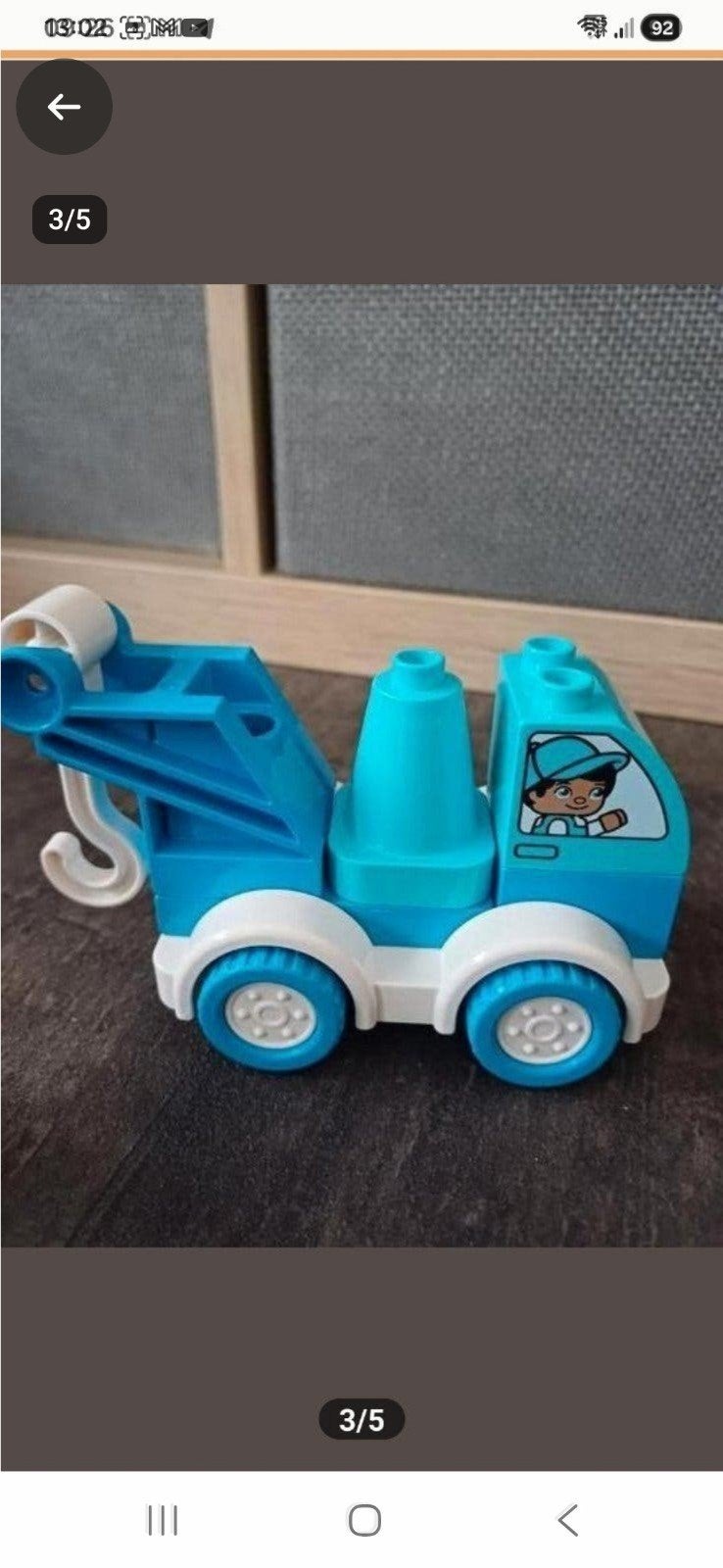Lego Duplo Brandweerwagen en Takelwagen, Ophalen of Verzenden, Zo goed als nieuw, Overige merken