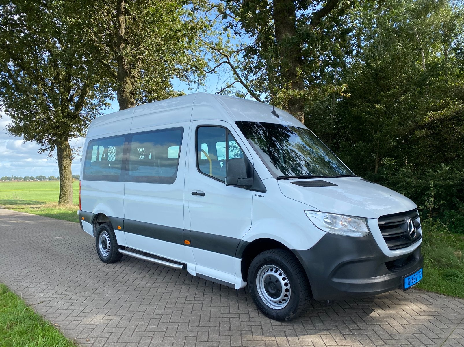 Mercedes sprinter rolstoel/personenbus 2019, Auto's, Overige modellen, Overige carrosserieën, Wit, Bedrijf