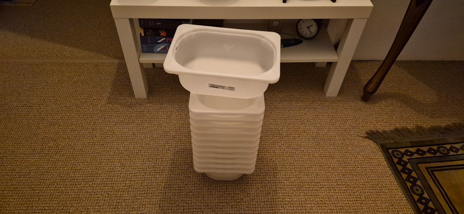 12x IKEA TROFAST opbergbak wit 20x30x10 cm, Ophalen, Gebruikt, Jongen of Meisje