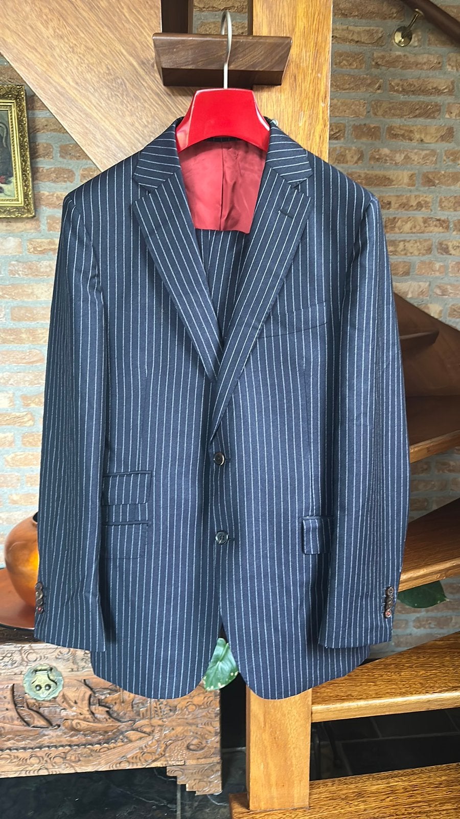 Kostuum maat 50 suit supply, Ophalen of Verzenden, Gedragen, Maat 48/50 (M), Blauw
