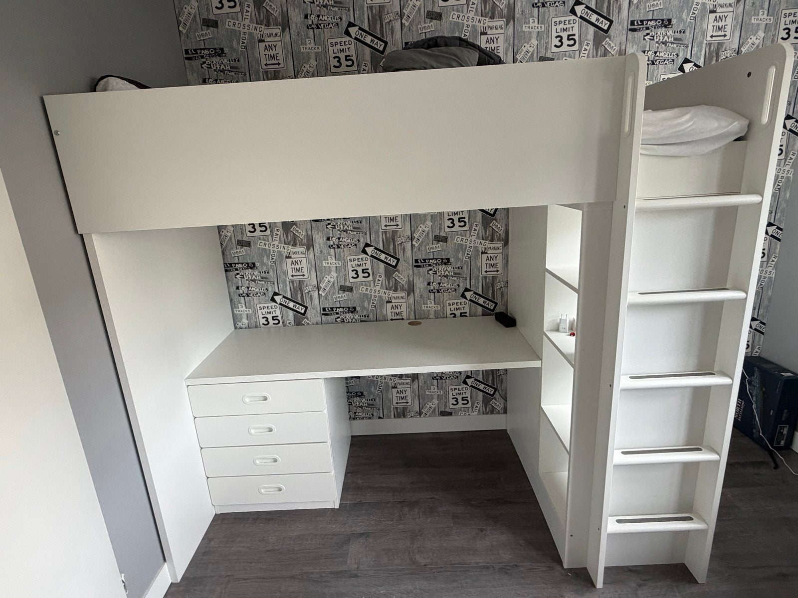 Ikea SMASTAD Hoogslaper, Ophalen, Gebruikt, Eenpersoons, 200 cm