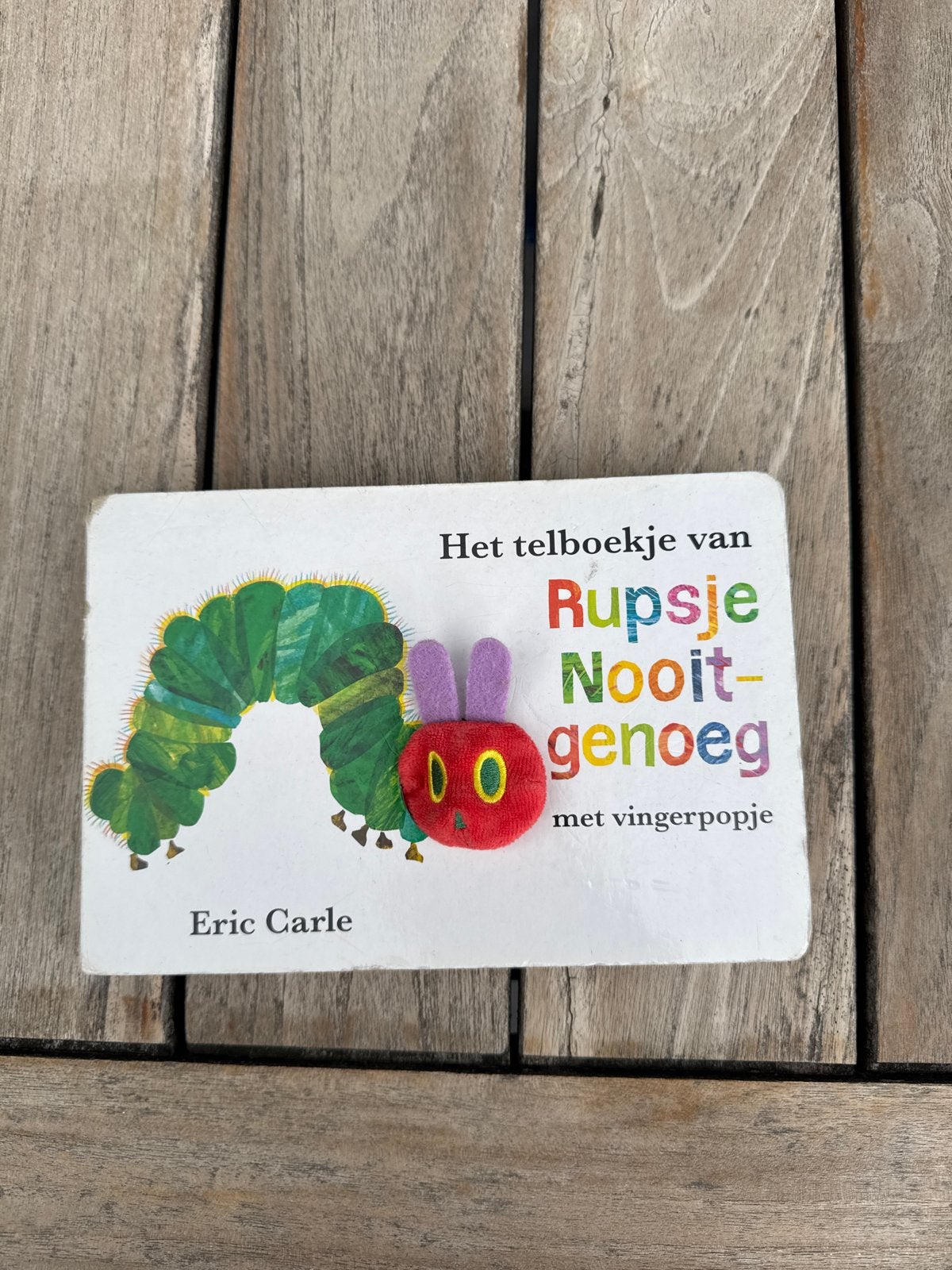 Rupsje Nooitgenoeg & Jip en Janneke boek met hoes, Ophalen, Gelezen, Uitklap-, Voel- of Ontdekboek, 2 tot 3 jaar