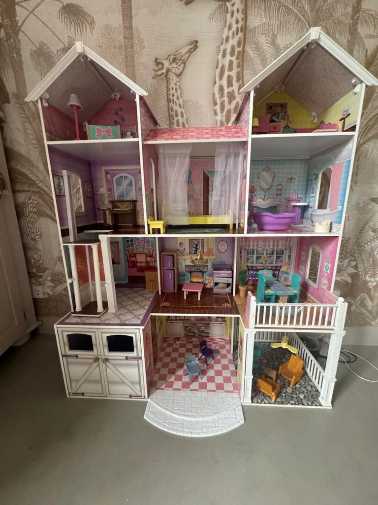Kidkraft Country Estate poppenhuis, Ophalen, Gebruikt, Poppenhuis