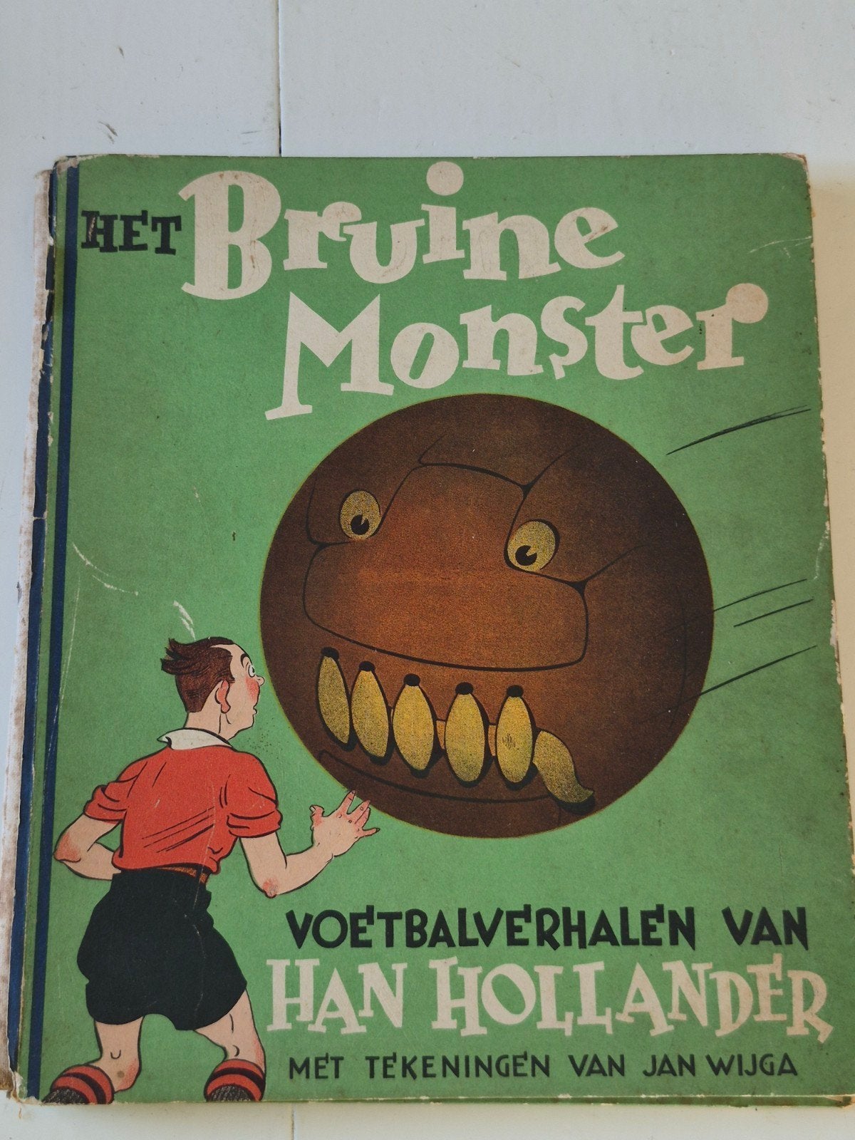 antiek jeugdboek 1938 Het Bruine Monster, Ophalen of Verzenden