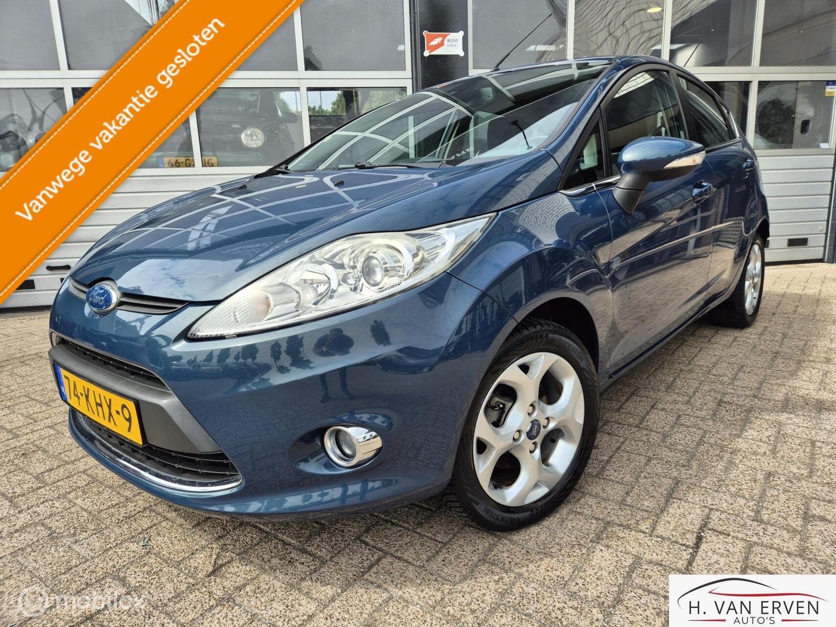 Ford Fiesta 1.25 Titanium CRUISE PDC 79000KM NAP! 2E EIG, Auto's, Voorwielaandrijving, Euro 5, 1242 cc, 82 pk