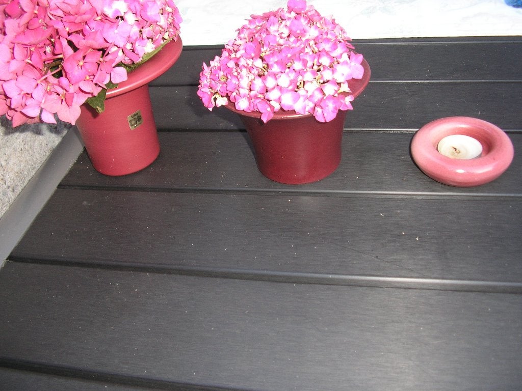 2 vaasjes en kaarsjeshouder in dezelfde kleur, Ophalen of Verzenden, Zo goed als nieuw