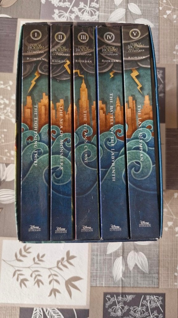 Boeken Percy Jackson Boxset, Ophalen of Verzenden, Zo goed als nieuw, Rick Riordan