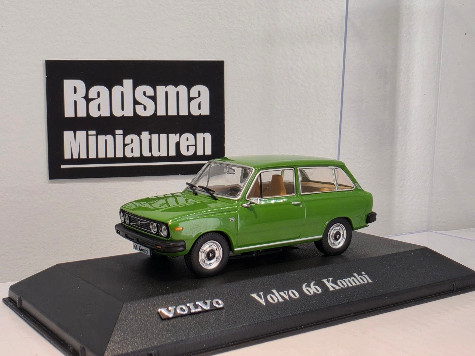 Volvo 66 Kombi - Groen - 1:43 Volvo Collection, Overige merken, Atlas volvo collection, Auto, Ophalen of Verzenden