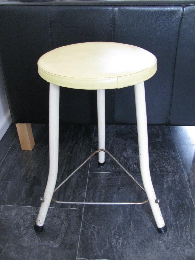 Brabantia kruk jaren 60 geel, Ophalen, Gebruikt, IJzer