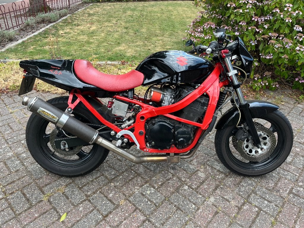 Suzuki GSX600F custom streetbike, Sportuitlaat, 4 cilinders, Motorrijbewijs A, Gebruikt