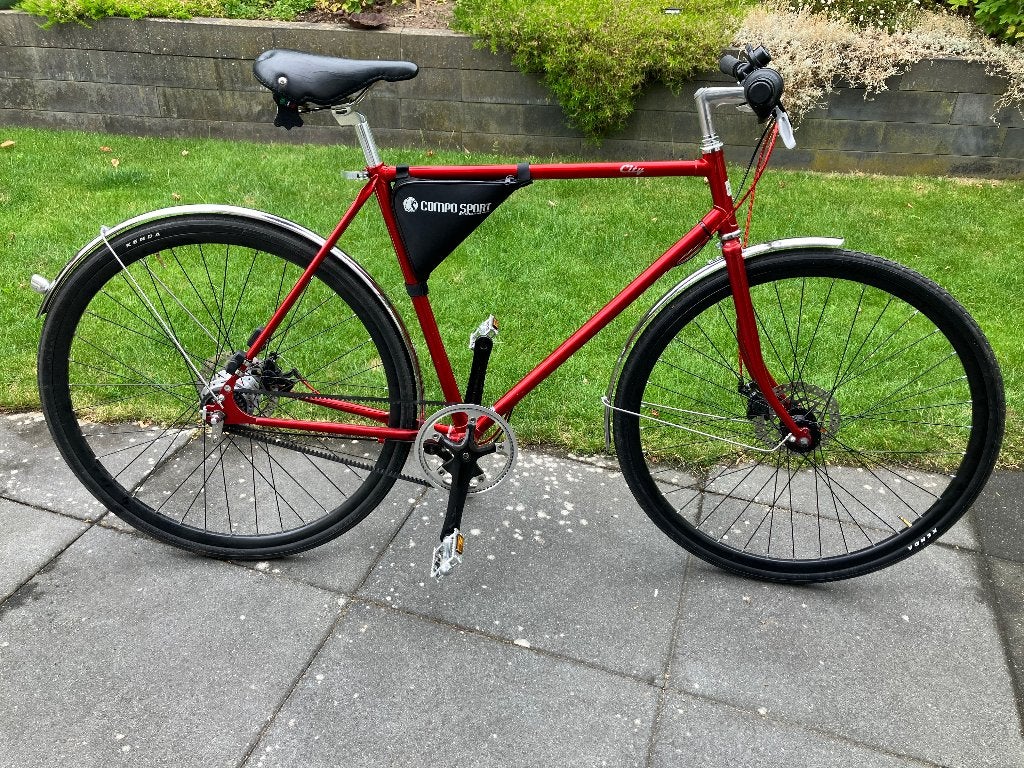 Stadsfiets, Versnellingen, Zo goed als nieuw, Schijfrem, 53 tot 57 cm