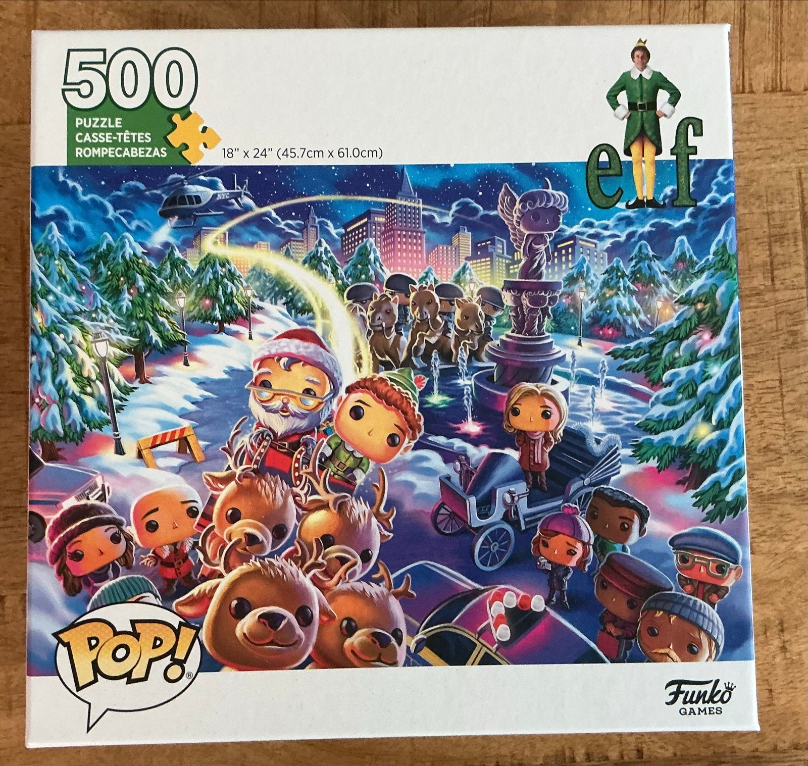 Funko Pop! Elf Kerstpuzzel 500 stukjes, Ophalen, 500 t/m 1500 stukjes, Nieuw, Legpuzzel