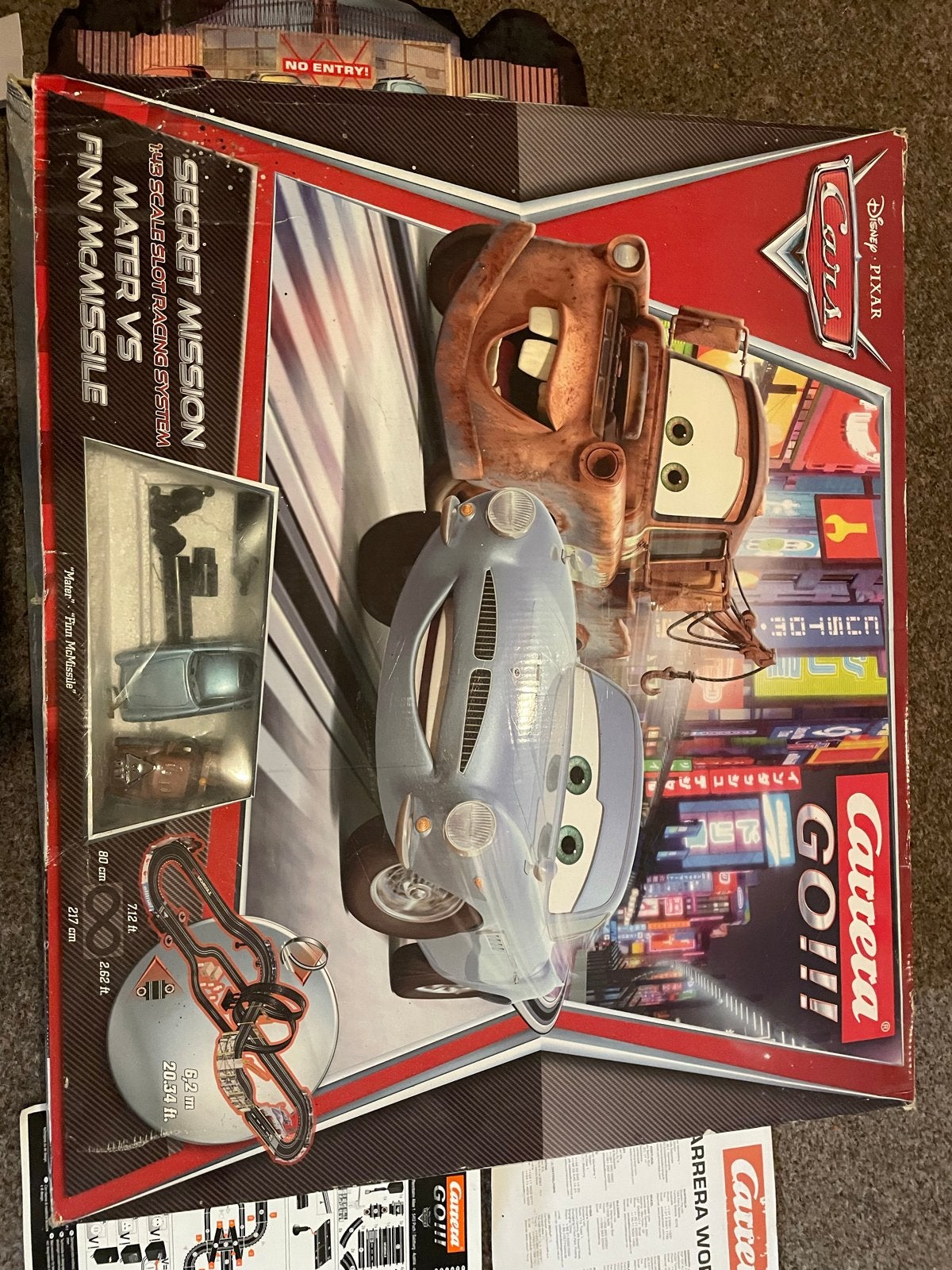 Carrera GO!!! Disney Cars Racebaan - Takel en Finn McMissile, Kinderen en Baby's, Speelgoed | Racebanen, Ophalen, Carrera, Elektrisch