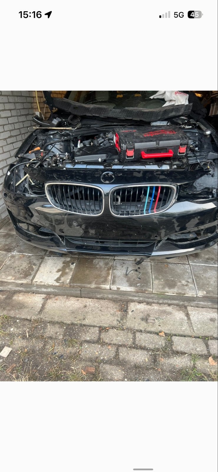 BMW 3-Serie GT 320i 184pk Aut 2013 Zwart, Auto-onderdelen, Gebruikt, Deur, Links, Ophalen of Verzenden