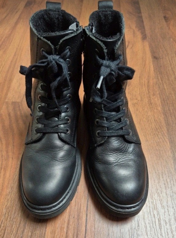 Bullboxer leren boots - Zo goed als nieuw, Zwart, Lage of Enkellaarzen, Ophalen of Verzenden, Zo goed als nieuw