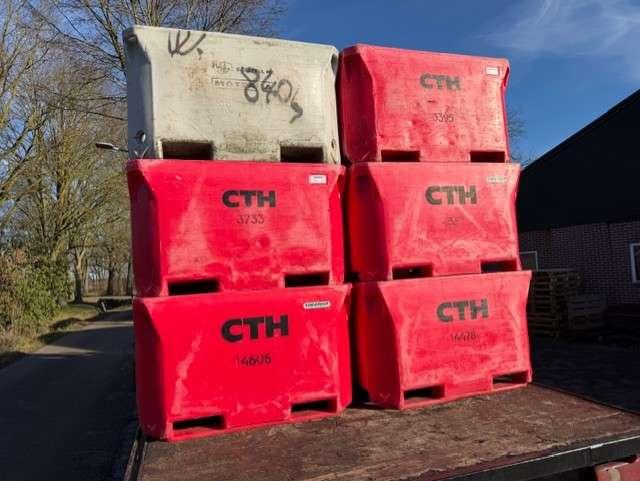 Kunststof palletboxen stevig, metaal, schroot, oud ijzer, Niet ingevuld, Gebruikt, 100 cm of meer, 60 cm of meer