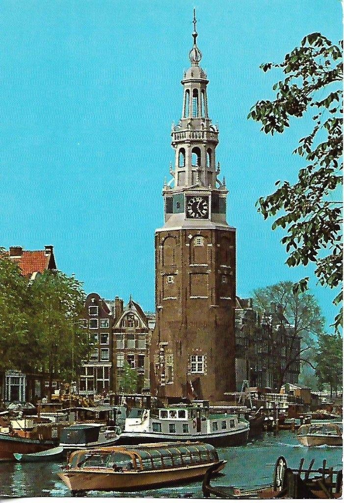 Amsterdam- -Montelbaantoren., Verzenden, 1980 tot heden, Gelopen, Noord-Holland