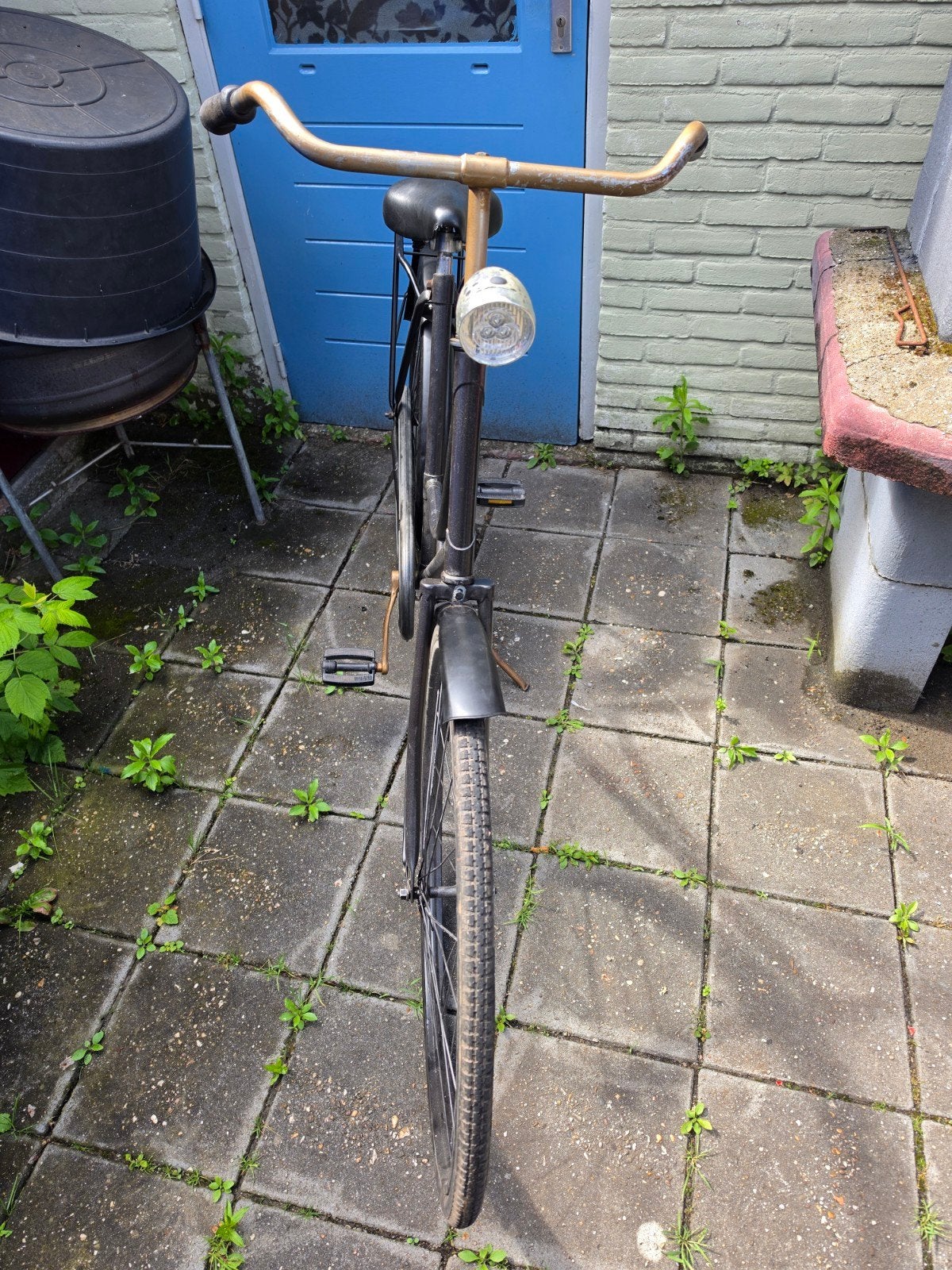 Omafiets, Fietsen en Brommers, Fietsen | Dames | Omafietsen, 53 tot 56 cm, Ophalen, Gebruikt, Terugtraprem