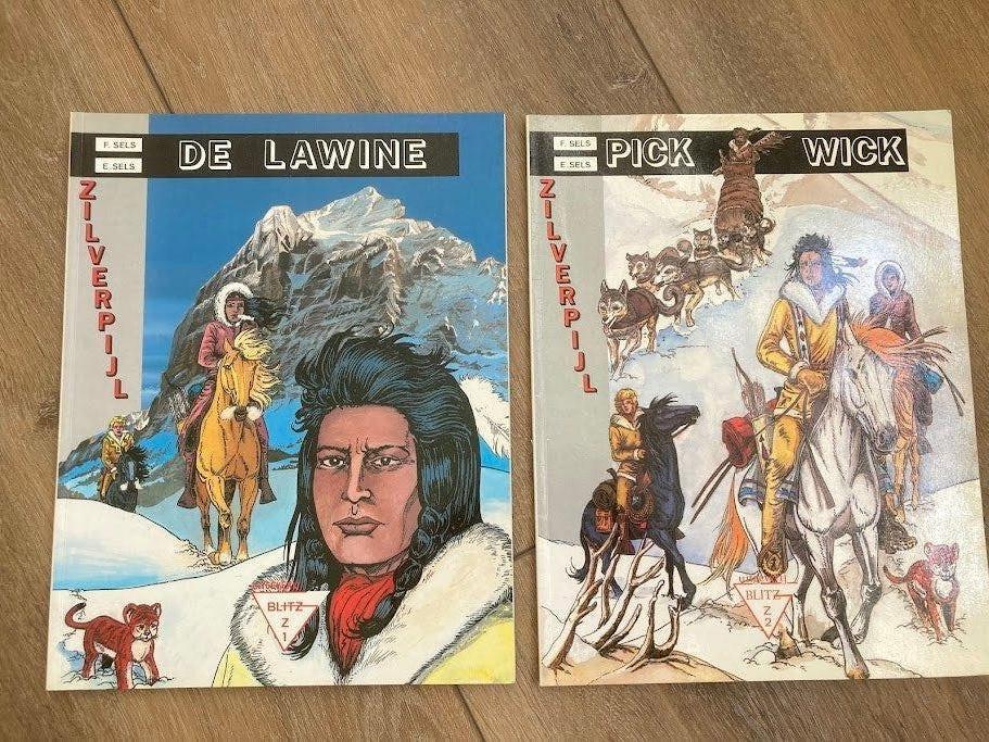 Stripboeken Zilverpijl, Meerdere stripboeken, Ophalen of Verzenden, Gelezen, Frank Sels