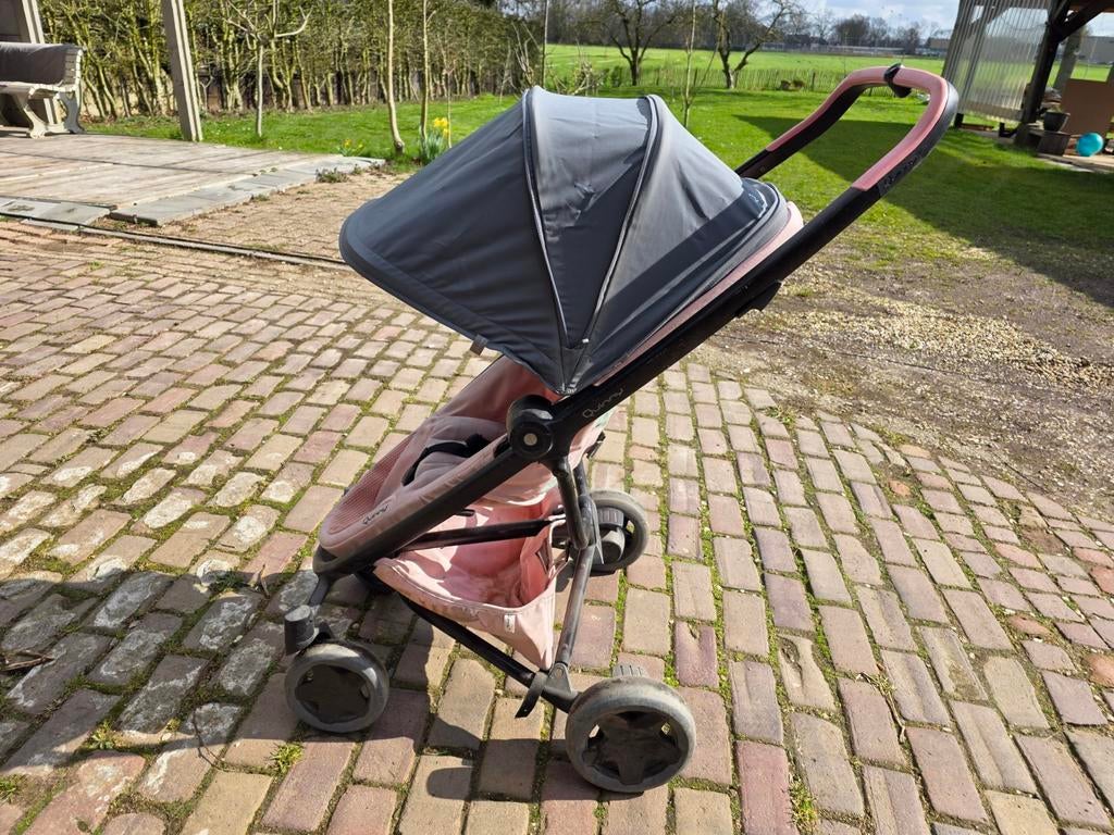 Quinny Zapp Flex Plus Buggy - Roze/Grijs, Ophalen, Gebruikt, Quinny, Verstelbare rugleuning