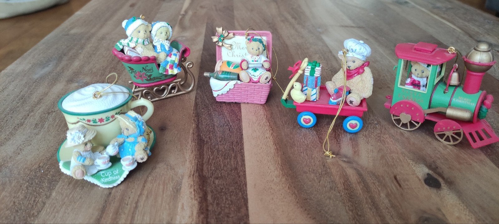 Cherished Teddies  kerstboom hangers, Ophalen, Gebruikt, Beeldje, Cherished Teddies