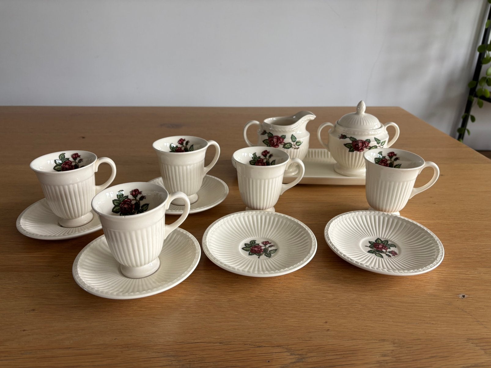 Wedgwood servies Moss Rose, Ophalen of Verzenden