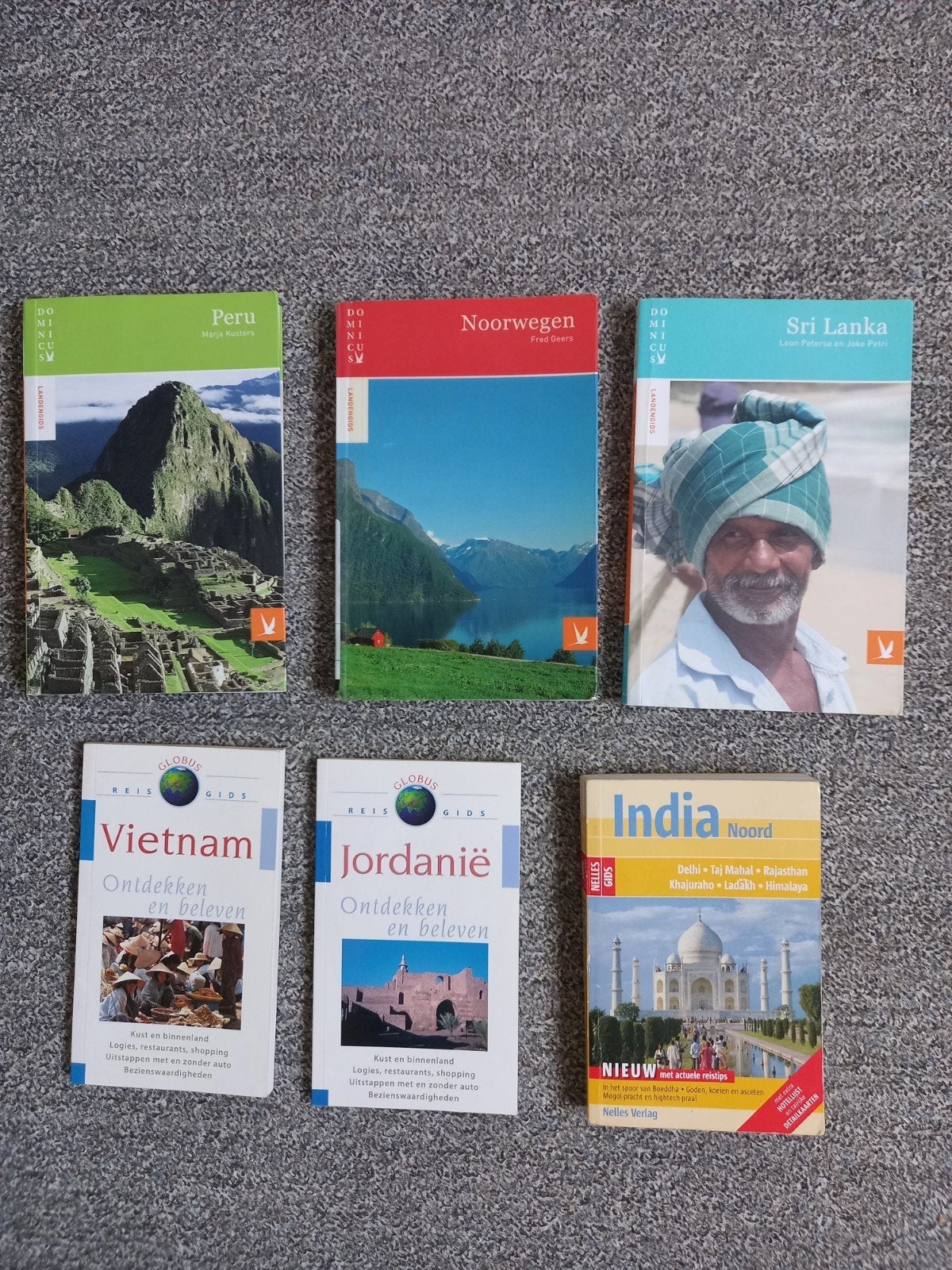 Reisgidsen: Vietnam-Jordanië- Sri Lanka-Peru-Noorwegen-India, Boeken, Reisgidsen, Overige merken, Ophalen of Verzenden, Zo goed als nieuw