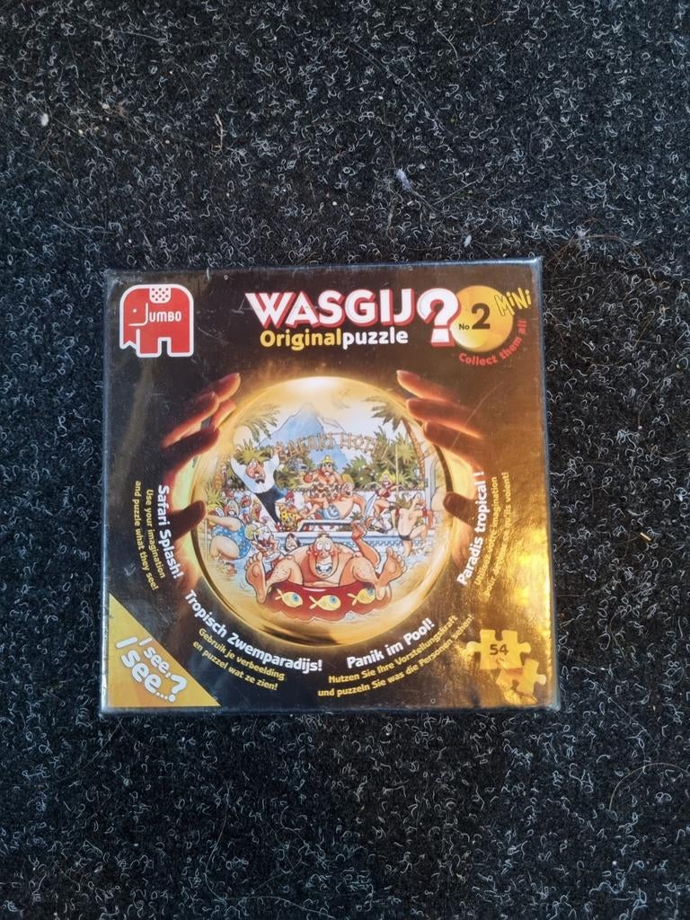 Wasgij? Mini Puzzel - No.2 Tropisch Zwemparadijs, Ophalen of Verzenden, Minder dan 500 stukjes, Nieuw, Legpuzzel