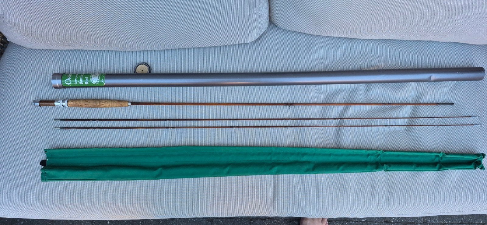 Orvis Battenkil splitcane flyrod vintage jaren 70 izgst!!!, Watersport en Boten, Hengelsport | Vliegvissen, Ophalen, Werphengel