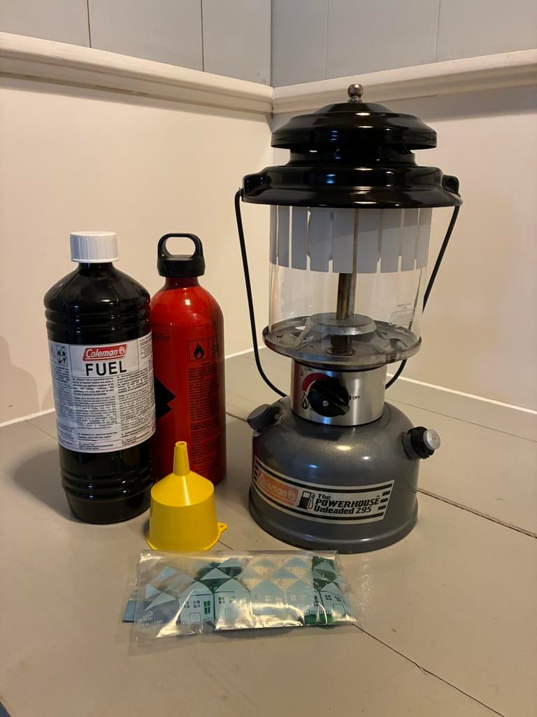 Coleman Powerhouse 295 Benzine Lantaarn, Ophalen, Zo goed als nieuw