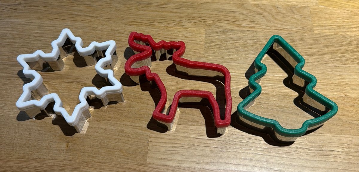 Luxe steek vormpjes kerst set van 3, Ophalen, Nieuw