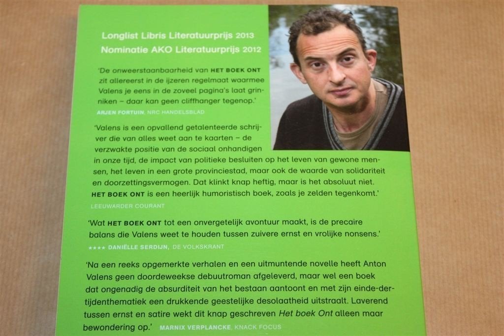 Het Boek Ont — Anton Valens, Roman 2013, Ophalen of Verzenden, Gelezen
