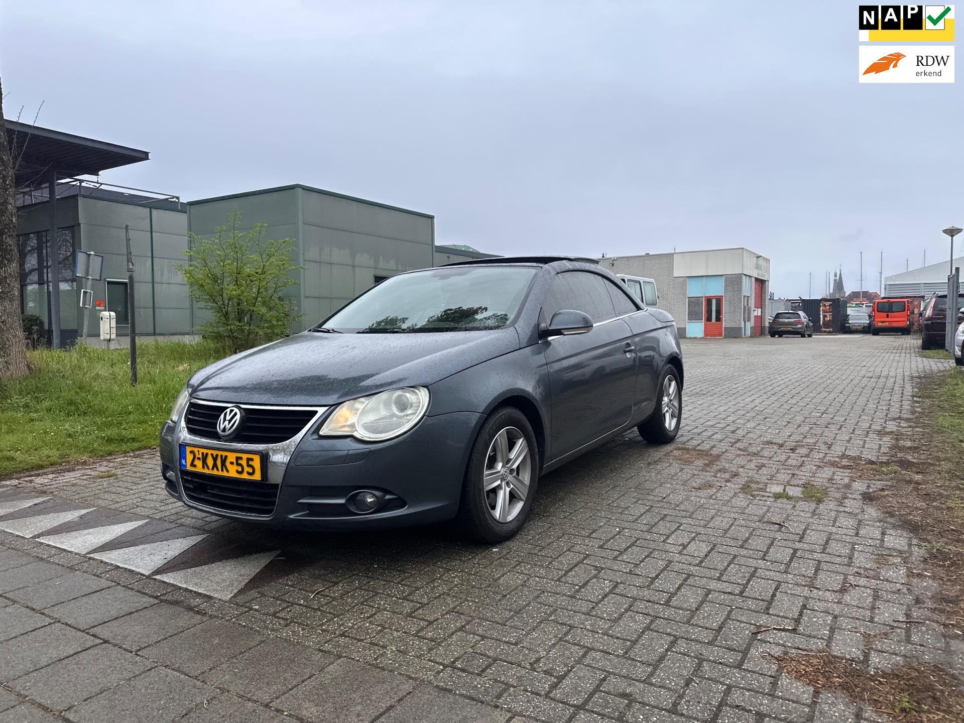 Volkswagen Eos 2.0 TDI Automaat.Leder.Pano.Navi, Auto's, 15 km/l, Gebruikt, Electronic Stability Program (ESP), 4 cilinders