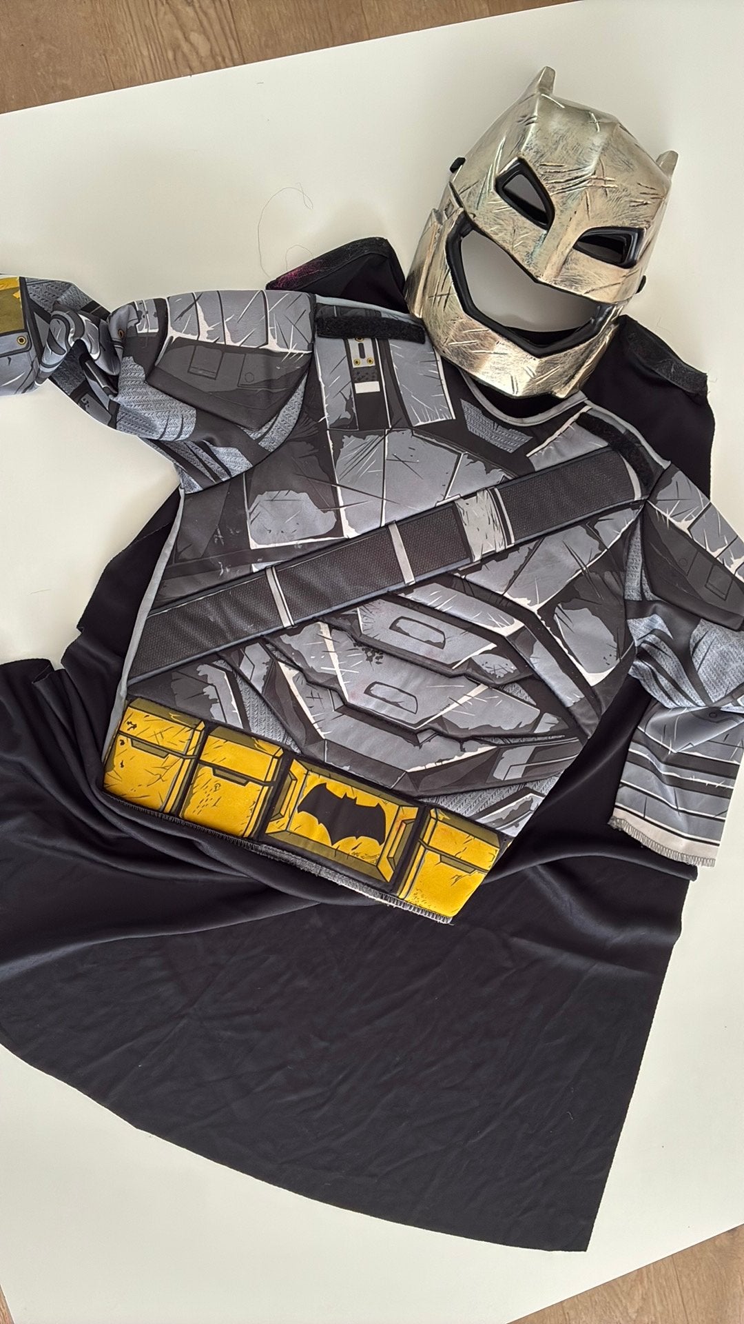 Batman kostuum met masker - voor ongeveer 6 jaar, Ophalen, Gebruikt, 110 t/m 116, Jongen
